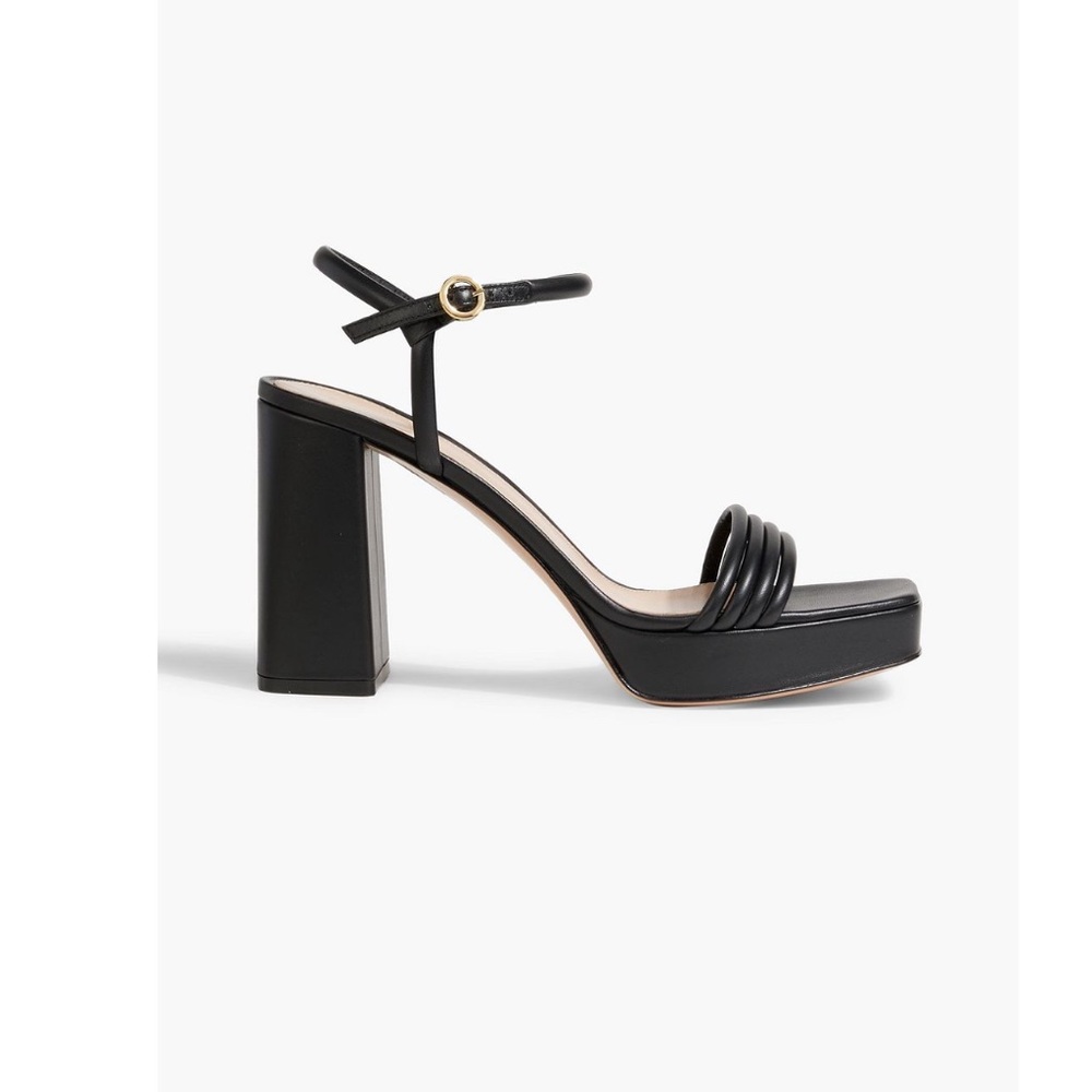 Gianvito Rossi Black Strappy Heels. Size 41 - Picture 11 of 13